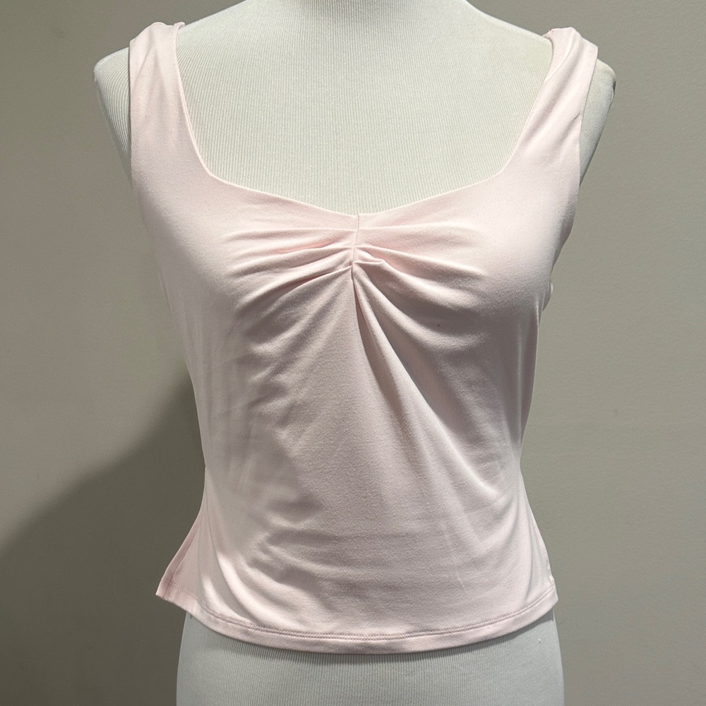 Elegant Pink Sleeveless Top